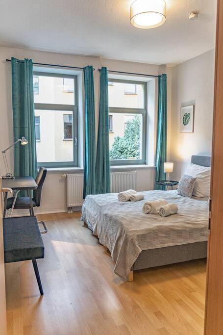 شقة Blue Chili 23 - Modern, Zentral, Mit Balkon ماغديبورغ المظهر الخارجي الصورة